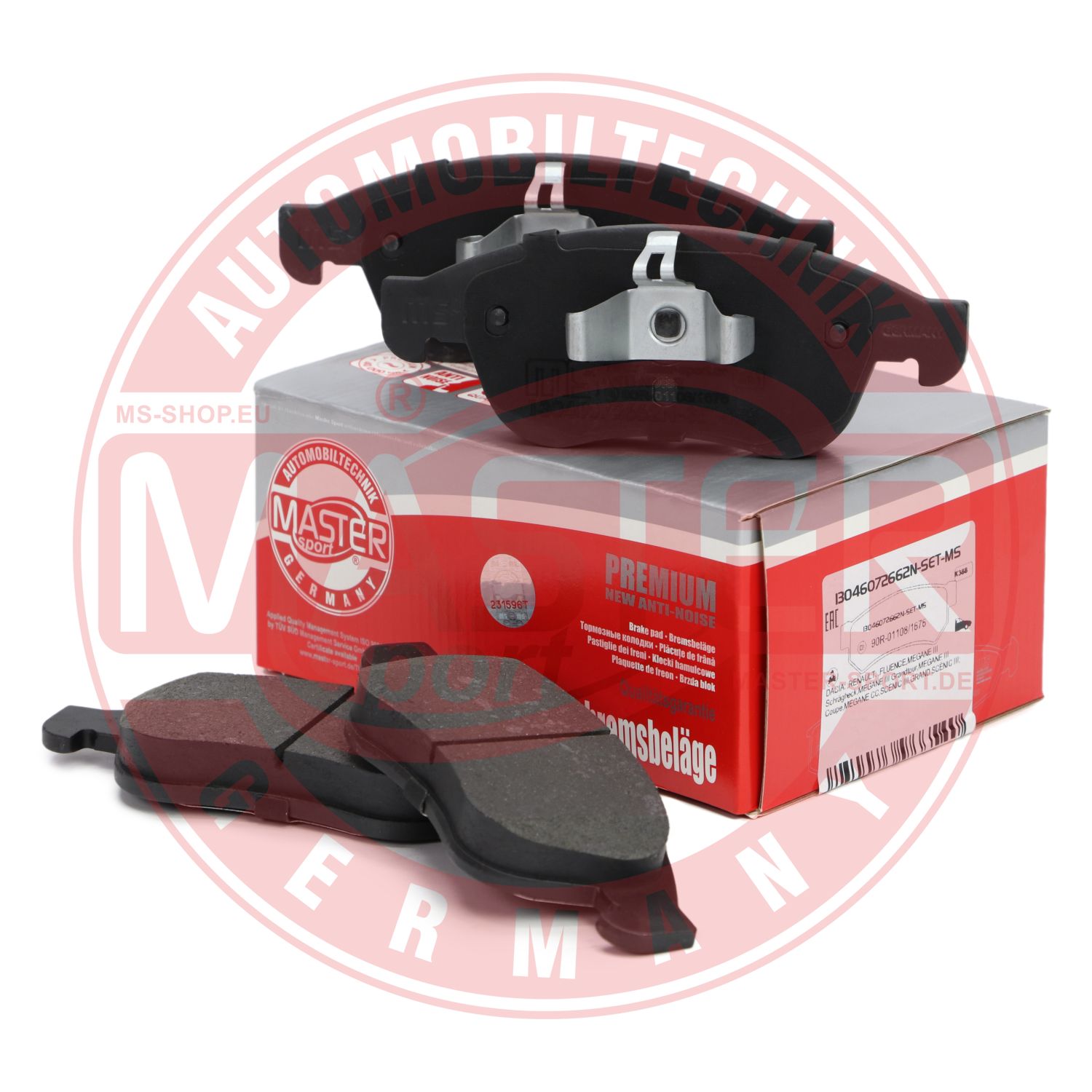 Placute frana MASTERSPORT GERMANY 13046072662N-SET-MS